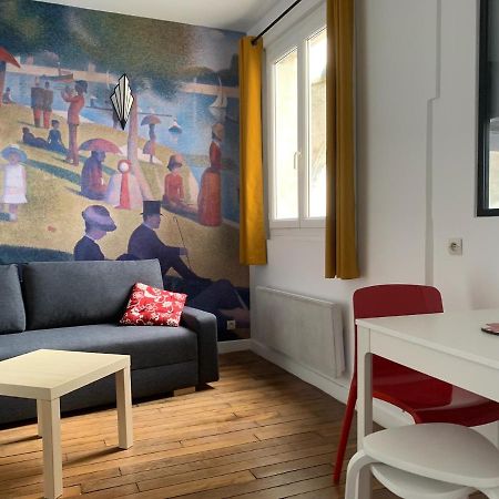 Studio Perfect For 2 Adults And 1 Kid, And Up To 2 Kids - Jourdain 20E, 25Mn To Louvre Via Line M11 파리 외부 사진