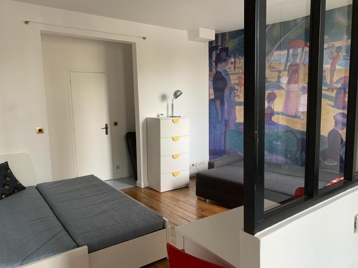 Studio Perfect For 2 Adults And 1 Kid, And Up To 2 Kids - Jourdain 20E, 25Mn To Louvre Via Line M11 파리 외부 사진