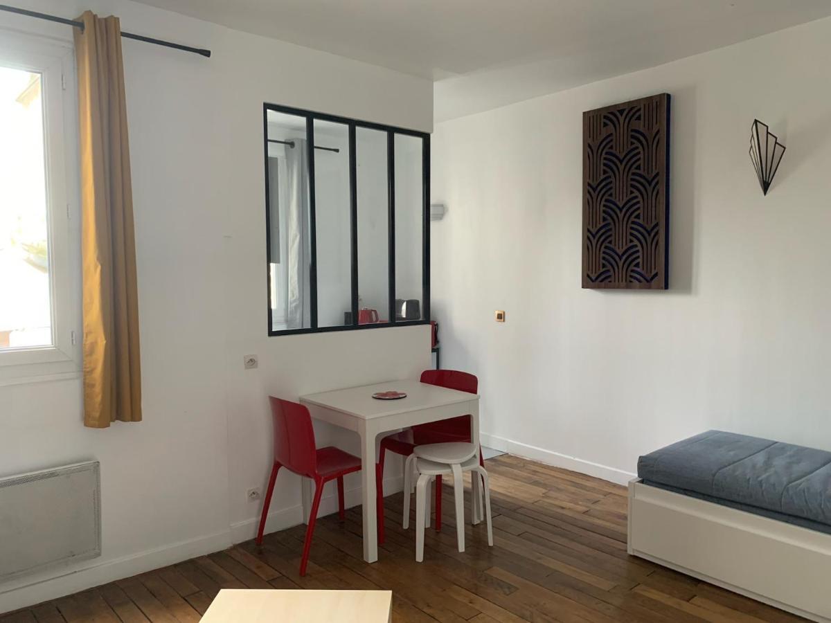 Studio Perfect For 2 Adults And 1 Kid, And Up To 2 Kids - Jourdain 20E, 25Mn To Louvre Via Line M11 파리 외부 사진