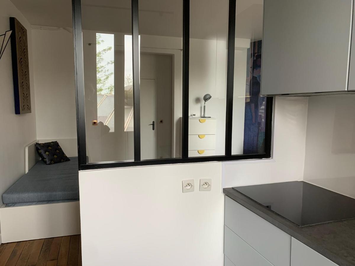 Studio Perfect For 2 Adults And 1 Kid, And Up To 2 Kids - Jourdain 20E, 25Mn To Louvre Via Line M11 파리 외부 사진