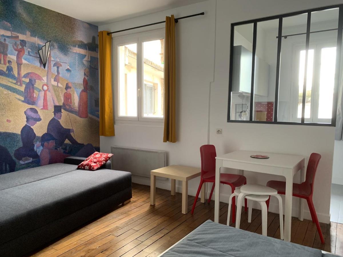 Studio Perfect For 2 Adults And 1 Kid, And Up To 2 Kids - Jourdain 20E, 25Mn To Louvre Via Line M11 파리 외부 사진